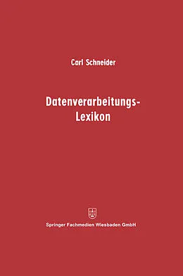 E-Book (pdf) Datenverarbeitungs-Lexikon von Carl Schneider