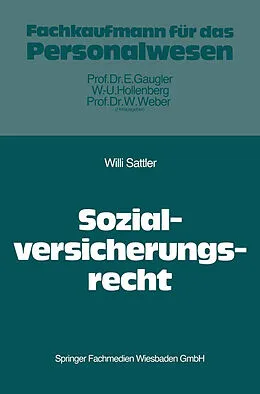 E-Book (pdf) Das Recht der Sozialversicherung von Willi Sattler