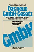 E-Book (pdf) Das neue GmbH-Gesetz von Walter Hilber, Karl Vogel