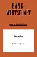 E-Book (pdf) Börsenreform von Johannes C. D. Zahn