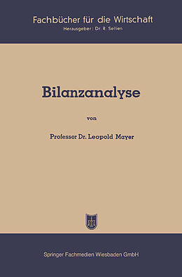 E-Book (pdf) Bilanzanalyse von Leopold Mayer