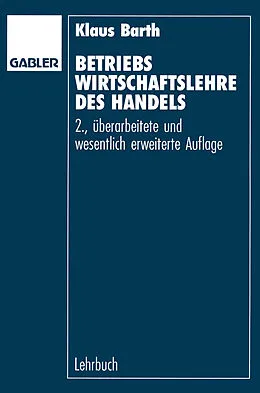 E-Book (pdf) Betriebswirtschaftslehre des Handels von Klaus Barth