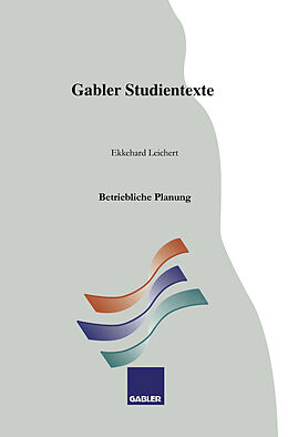 E-Book (pdf) Betriebliche Planung von Ekkehard Leichert