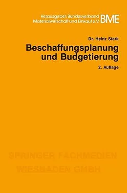 E-Book (pdf) Beschaffungsplanung und Budgetierung von Heinz Stark