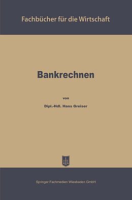 E-Book (pdf) Bankrechnen von Hans Greiser
