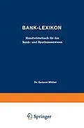 E-Book (pdf) Bank-Lexikon von Gerhard Müller