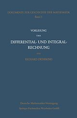 E-Book (pdf) Vorlesung über Differential- und Integralrechnung 1861/62 von Richard Dedekind