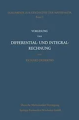 E-Book (pdf) Vorlesung über Differential- und Integralrechnung 1861/62 von Richard Dedekind