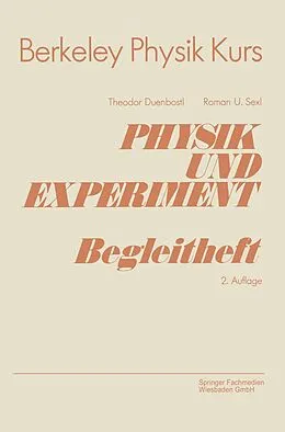 E-Book (pdf) Physik und Experiment von Theodor Duenbostl