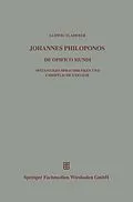 E-Book (pdf) Johannes Philoponos von Ludwig Fladerer
