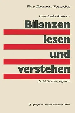 E-Book (pdf) Bilanzen lesen und verstehen von Werner Zimmermann