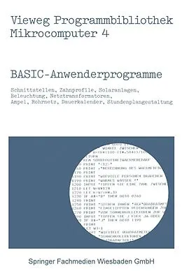 E-Book (pdf) BASIC-Anwenderprogramme von Peter Frahm, Werner Hürlimann, Helmut Richter