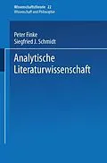 E-Book (pdf) Analytische Literaturwissenschaft von Peter Finke, S. J. Schmidt