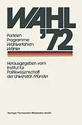 E-Book (pdf) Wahl 72 von Institut für Politikwissenschaft der Universität Münster