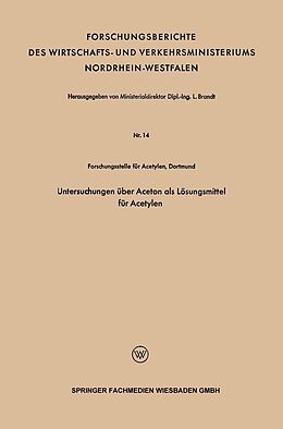 E-Book (pdf) Untersuchungen über Aceton als Lösungsmittel für Acetylen von L. Brandt