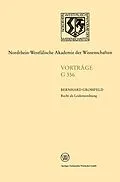E-Book (pdf) Recht als Leidensordnung von Bernhard Großfeld