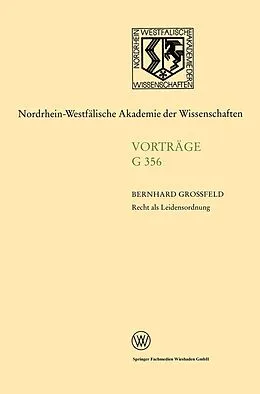 E-Book (pdf) Recht als Leidensordnung von Bernhard Großfeld