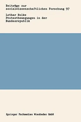 E-Book (pdf) Protestbewegungen in der Bundesrepublik von Lothar Rolke