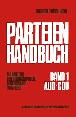 E-Book (pdf) Parteien-Handbuch von Richard Stöss
