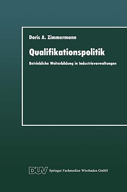 E-Book (pdf) Qualifikationspolitik von Doris A. Zimmermann