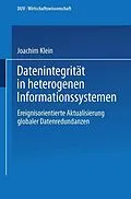 E-Book (pdf) Datenintegrität in heterogenen Informationssystemen von Joachim Klein