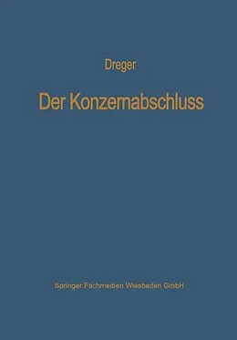 E-Book (pdf) Der Konzernabschluß von Karl-Martin Dreger