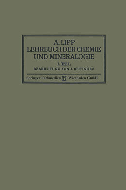 Kartonierter Einband Lehrbuch der Chemie und Mineralogie von A. Lipp, Dr. J. Reitinger