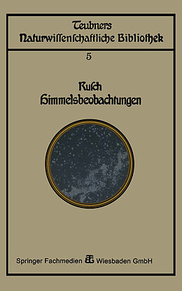 Kartonierter Einband Himmelsbeobachtung mit bloßem Auge von Franz Rusch