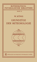 Kartonierter Einband Grundzüge der Meteorologie von Dr. Willi König