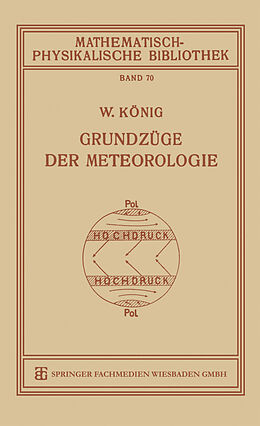 Kartonierter Einband Grundzüge der Meteorologie von Dr. Willi König