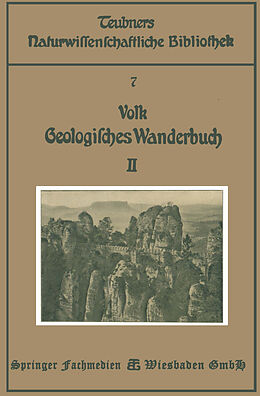 Kartonierter Einband Geologisches Wanderbuch von Karl G. Volk