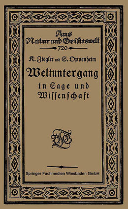 E-Book (pdf) Weltuntergang in Sage und Wissenschaft von Konrat Ziegler, S. Oppenheim