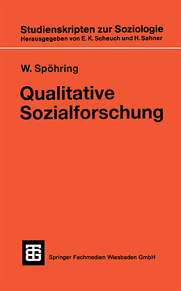 E-Book (pdf) Qualitative Sozialforschung von Walter Spöhring