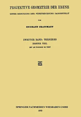 E-Book (pdf) Projektive Geometrie der Ebene von Hermann Grassmann