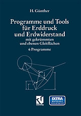 E-Book (pdf) Programme und Tools für Erddruck und Erdwiderstand mit gekrümmten und ebenen Gleitflächen von Hans O. Günther