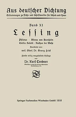 E-Book (pdf) Lessing von Karl Credner, Georg Frick
