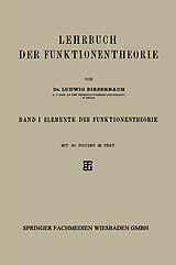 E-Book (pdf) Lehrbuch der Funktionentheorie von Dr. Ludwig Bieberbach