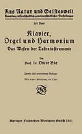 E-Book (pdf) Klavier, Orgel und Harmonium von Oscar Bie