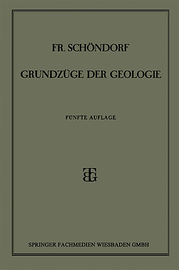 E-Book (pdf) Grundzüge der Geologie von Prof. Dr. Fr. Schöndorf