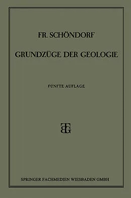 E-Book (pdf) Grundzüge der Geologie von Prof. Dr. Fr. Schöndorf