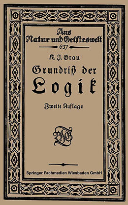 E-Book (pdf) Grundriß der Logik von Kurt Joachim Grau
