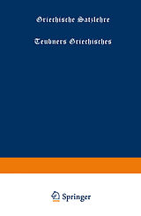 E-Book (pdf) Griechische Satzlehre von Lotz-Krohmann