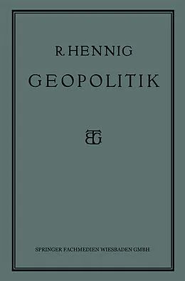 E-Book (pdf) Geopolitik von Prof. Dr. Richard Hennig