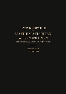 E-Book (pdf) Encyklopädie der Mathematischen Wissenschaften mit Einschluss ihrer Anwendungen von W. Fr. Meyer, H. Mohrmann