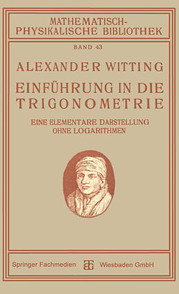 E-Book (pdf) Einführung in die Trigonometrie von Alexander Witting