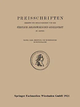 E-Book (pdf) Die Homerische Kunstsprache von Karl Meister