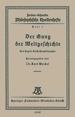E-Book (pdf) Der Gang der Weltgeschichte von Karl Weidel