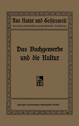 E-Book (pdf) Das Buchgewerbe und die Kultur von R. Focke, H. Hermelink, R. Kautzsch