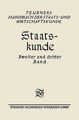 E-Book (pdf) Staats-kunde von Erwin Geldmacher