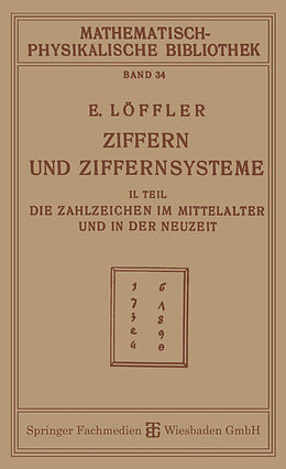 Kartonierter Einband Ziffern und Ziffernsysteme von Eugen Löffler